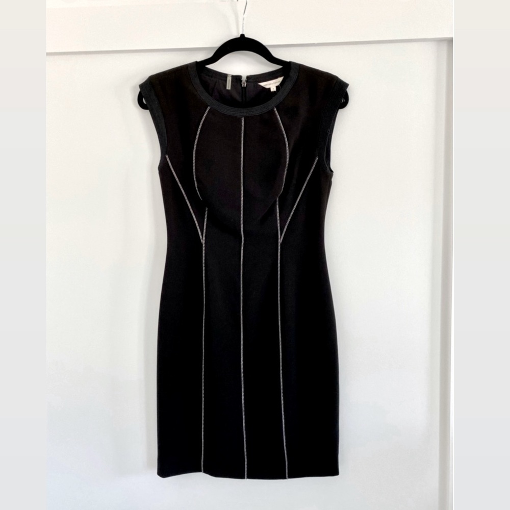 NWT Rebecca Taylor Cocktail Dress w/ Chain Detail